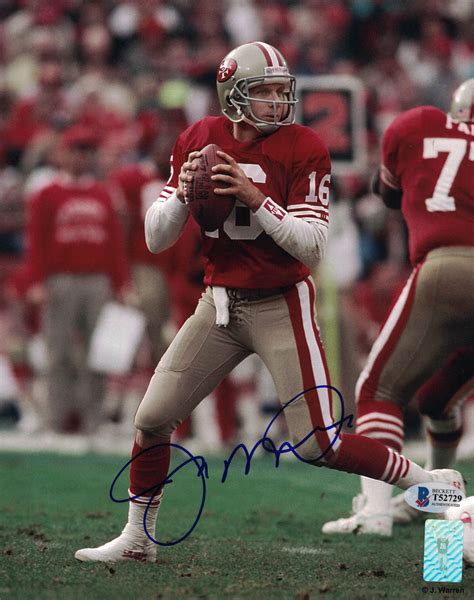 Joe Montana Autographedsigned San Francisco 49ers 8×10 Photo Bas 26892