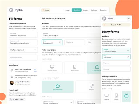 S8 Design System Forms And Inputs Ui Templates By Roman Kamushken On
