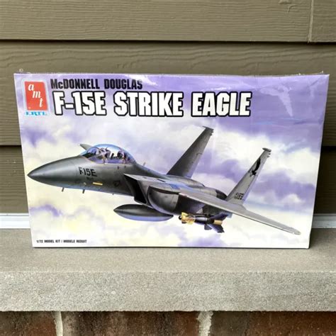 nos vtg 1989 mcdonnell douglas f 15e strike eagle model kit 1 72 scale amt ertl 25 00 picclick