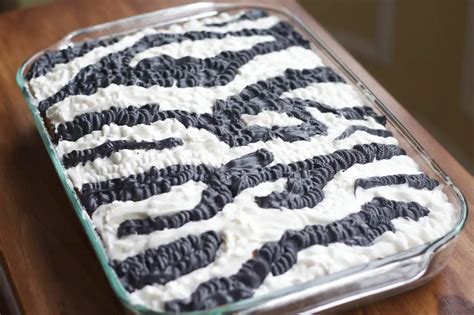 Zebra Birthday Cake Recipe