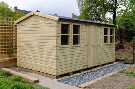 Heavy Duty Wooden Garden Workshops Made To Measure Sheds Direct