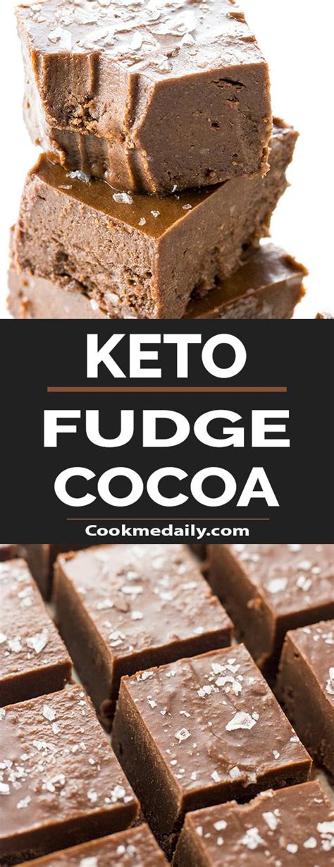 Keto coffee recipe … or butter coffee! EASY KETO FUDGE RECIPE WITH COCOA POWDER & SEA SALT ...
