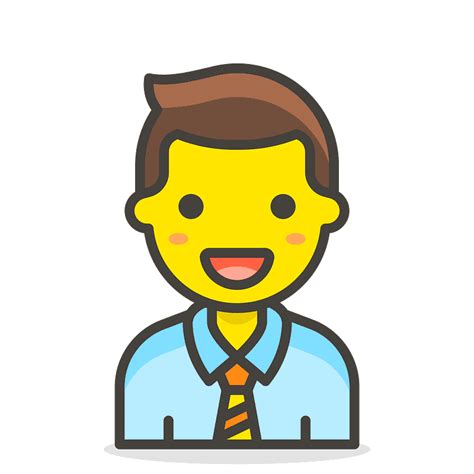 Man Office Worker Emoji Clipart Free Download Transparent Png Creazilla