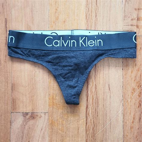 Calvin Klein Womens Grey Panties Depop