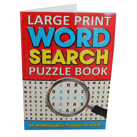 Large Print Word Search Puzzle Book By Alligator Books Ltd