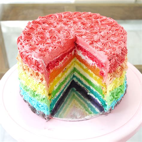 Rainbow Cake Crustabakes