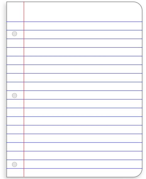 Lined Notebook Paper Template Word Klauuuudia