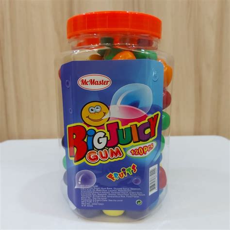 Big Juicy Gum 120pcsjar Shopee Philippines