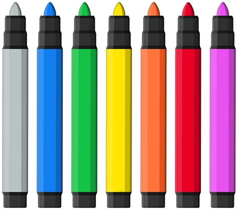 Markers Clipart Markers Transparent Free For Download On Riset