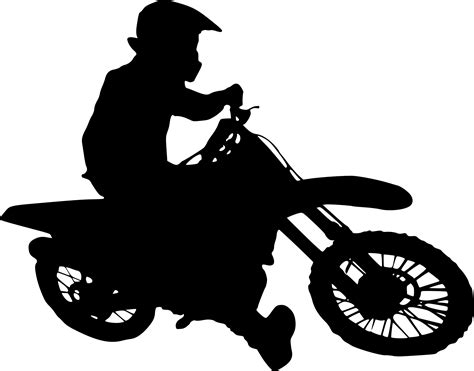 Dirt Bike Silhouette Png Free Logo Image