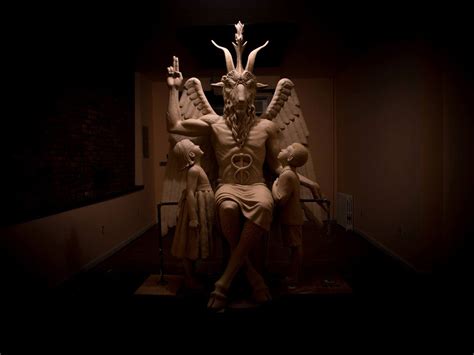 Satanic Temple Unveils Controversial Baphomet Sculpture To Cheers Of