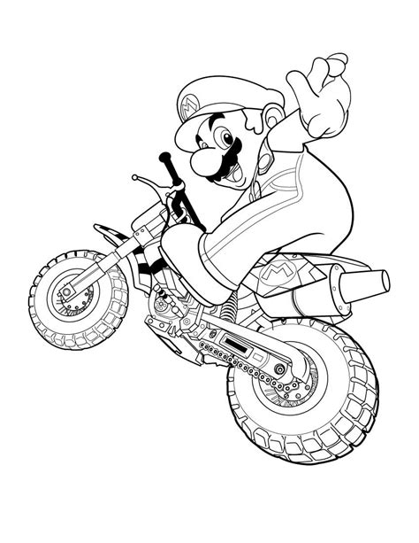 Free mario brothers coloring pages for you to color online, or print out and use crayons, markers, and paints. Oisín's Mario Colouring Pages