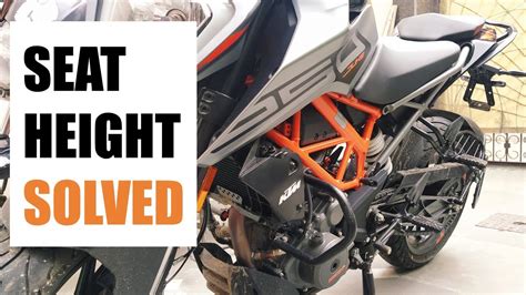 Learn about the ktm 250 duke specifications. How to adjust duke 250 seat height (5.5 height rider ...
