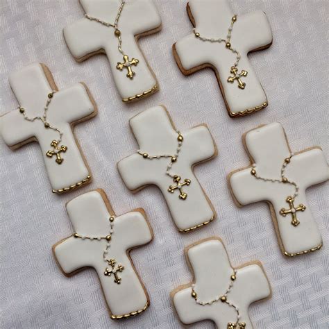 Baptism Religious Cookies Decorated Sugar Cookies