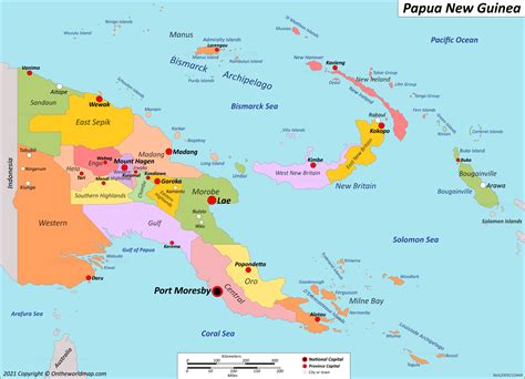 Papua New Guinea Political Map Lupon Gov Ph