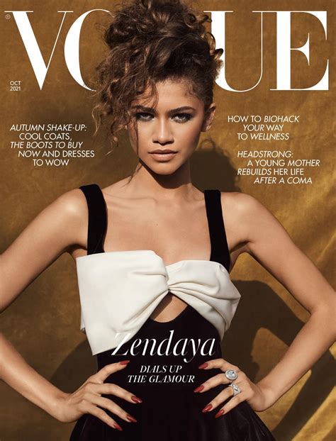 British Vogue Magazine October 2021 Zendaya Cover Dune Emma Raducanu