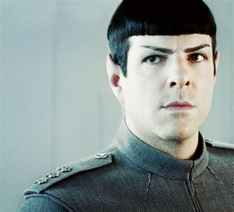 Zachary Quinto As Spock In Stid Love That Look Star Trek Into