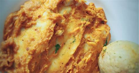 Merluza En Salsa De Zanahoria Y Almendra Con Curry Receta De Chikitiki