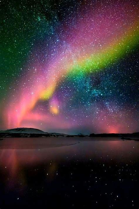 Aurora Borealis Northern Lights Beautiful Sky Beautiful World