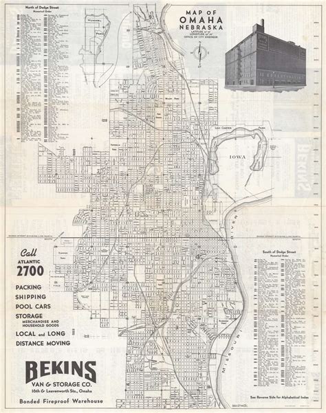 Map Of Omaha Nebraska Geographicus Rare Antique Maps