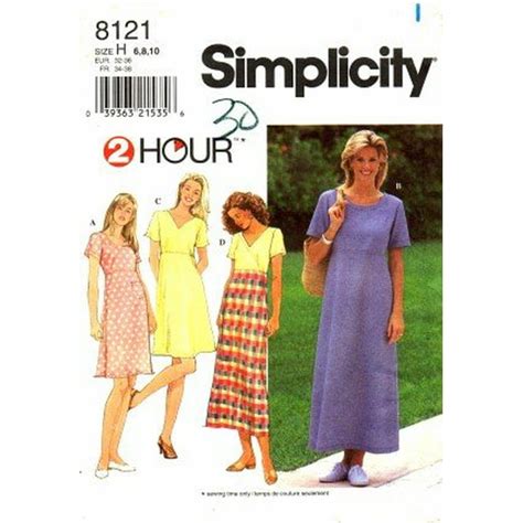 Simplicity Sew Simple Misses Dress Pattern 1 Each