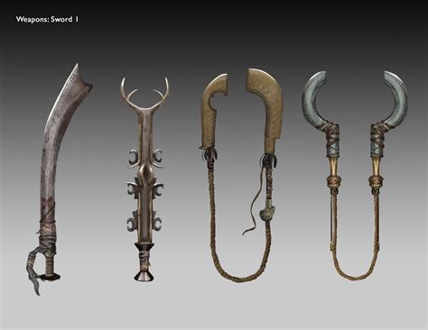 God Of War Redesign Project Sword Weapon Sheets Samuel Lam On