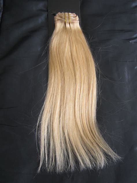 A wide variety of blonde hair clip in extensions options are available to you, such as material, chemical processing, and longest hair ratio. Halo Hair Extensions -Golden Blonde #24 Review - Steph Style