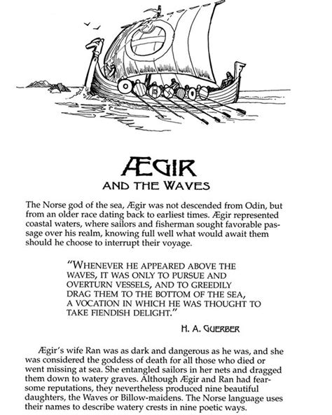 Norse Gods And Goddesses Dover Publications Norse Viking History