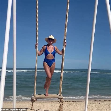 Sonia Kruger Shows Off Her Age Defying Physique In An Electric