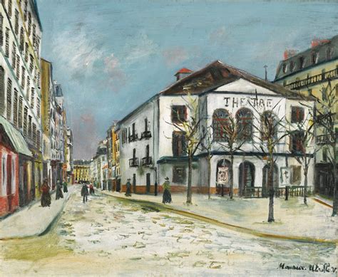 Maurice Utrillo Paris Painting Street Painting Oil Painting On Canvas