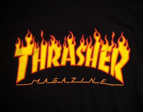 Thrasher T Shirt On Mercari Orange Aesthetic Thrasher Purple Aesthetic