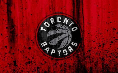 Scarica Sfondi K Toronto Raptors Grunge Nba Basket Club Eastern Conference Usa Emblema