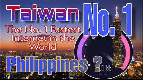 Update The No 1 Fastest Internet Speeds 2020 Philippines Youtube