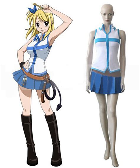 Cosplay Costumes Lucy Heartfilia Fairy Tail White And