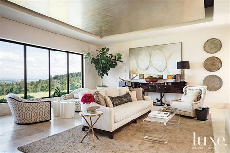 Neutral Transitional Living Room Luxe Interiors Design