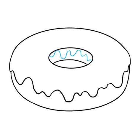 How To Draw A Donut Really Easy Drawing Tutorial Donut Drawing