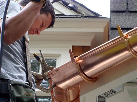 cost to install copper gutter estimates prices and contractors homesace