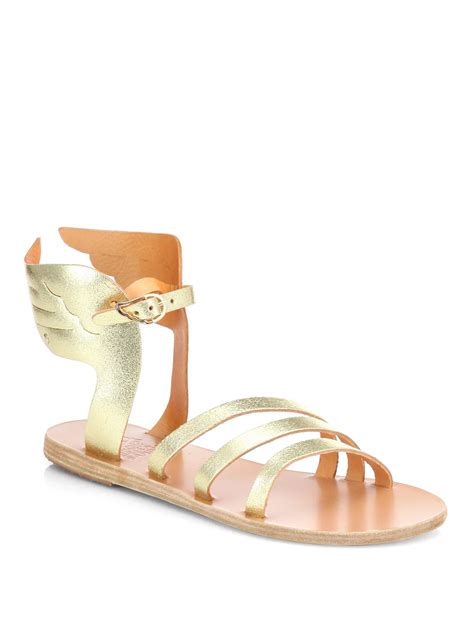 38 bc, and in the hellenistic age the macedonian. Lyst - Ancient Greek Sandals Ikaria Winged Metallic ...