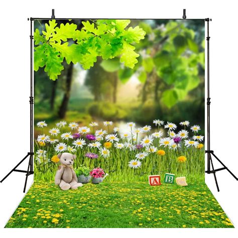 Hot Scenic Photography Backdrops Spring Vinyl Backdrop For Photography