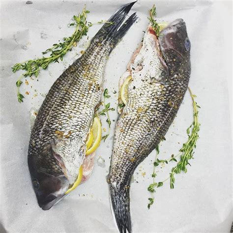 Whole Roasted Black Sea Bass With Lemon And Herbs On Feedfeed Black Sea Bass Recipe Whole