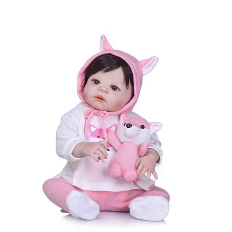 Npk Bebes Reborn Doll 55cm Fulll Silicone Reborn Baby Dolls Com Corpo