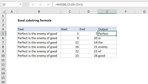 Excel Formula Extract Substring Exceljet