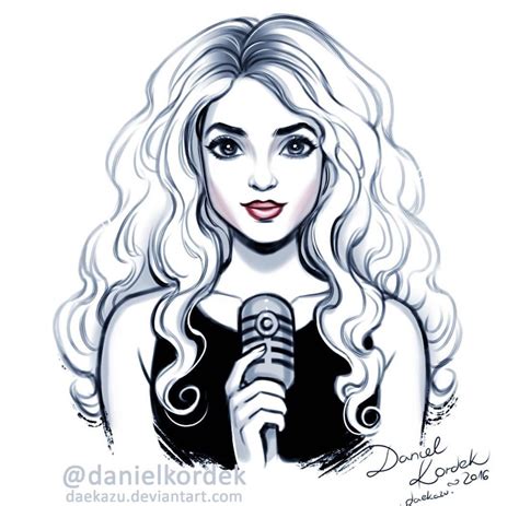 Daniel Kordek Shakira Dibujos Para Niños Artistas Ilustraciones