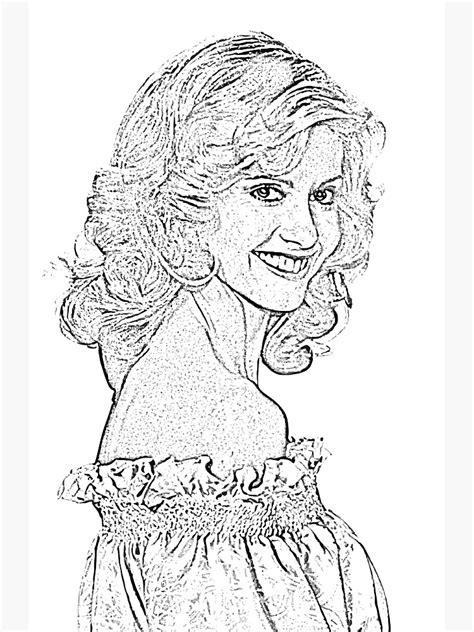 Olivia Newton John Tshirt Design Artwork Poster For Sale By Dzigneri Redbubble