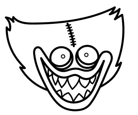 Coloriage Huggy Wuggy  Imprimer Gratuitement