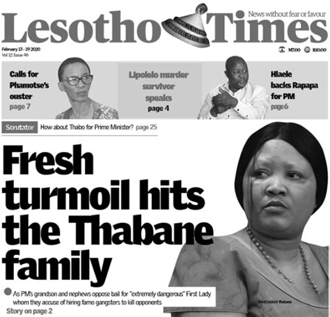 The Lesotho Times Media Distribution Africa