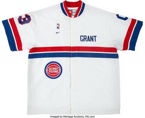 The detroit pistons have been bereft of an inspiring youth movement for a long time now. 1998-99 Grant Hill Game Worn Detroit Pistons Warmup Jacket ...