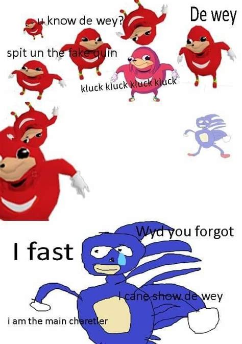 Yes I Know Uganda Knuckles Is A Dead Meme But We Should Take Time