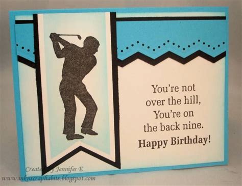 Golfers Birthday Golf Birthday Cards Golf Cards Cards Handmade