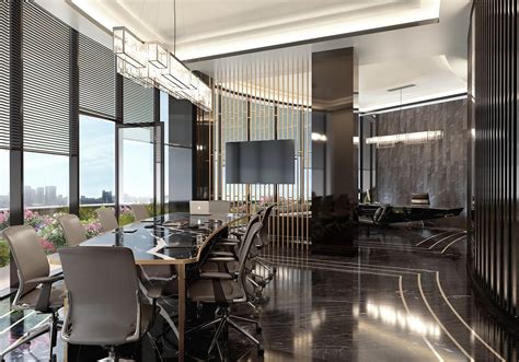 Interior Design Of An Executive Office On Behance Executive Office